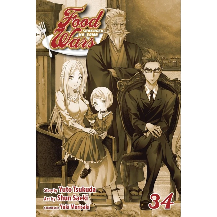 Viz Food Wars Shokugeki No Soma GN Vol. 34 Paperback Manga