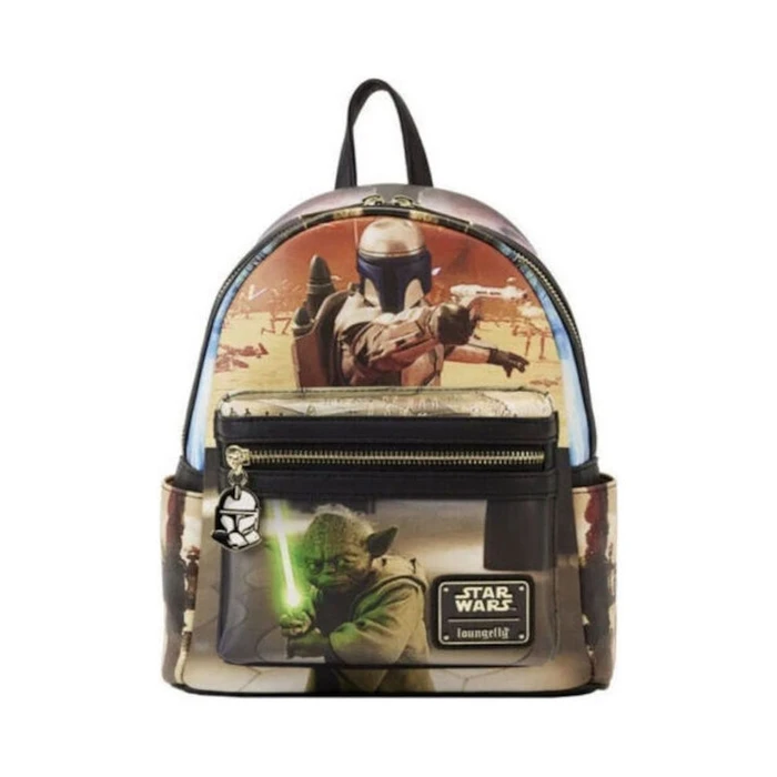 Loungefly Disney Star Wars - Episode Two Attack of the Clones Scene Mini Backpack (STBK0385) EN,FR,ES,DE,IT,PT,NL,DK,SE,RU Label / Plastic Bag