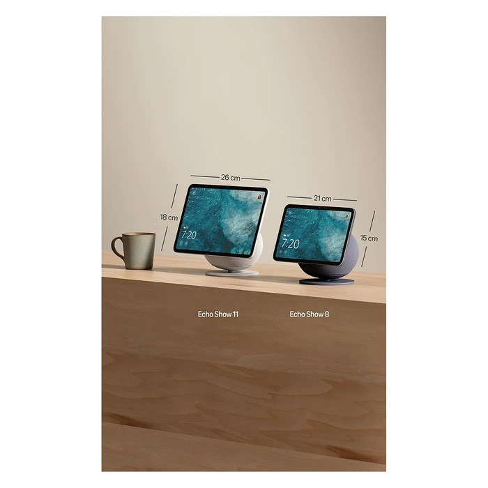 Amazon Echo Show 8 (4th Generation, 2025) - Glacier White