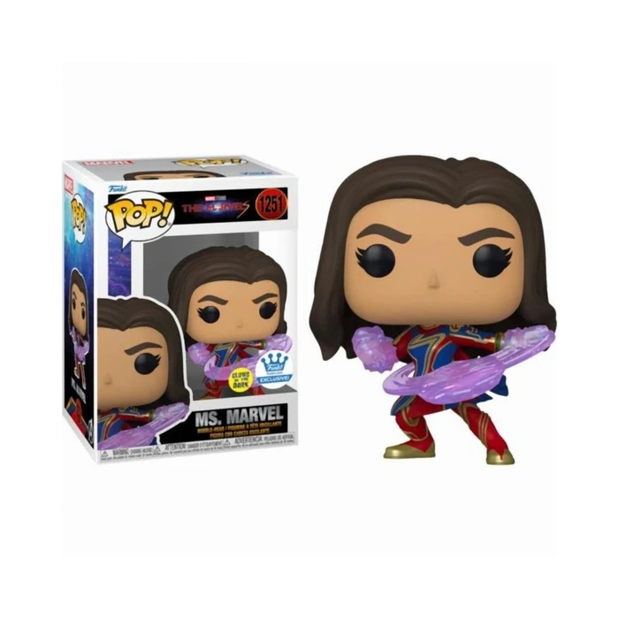 Φιγούρα Funko Pop! The Marvels - Ms. Marvel (Glows in the Dark) (Special Edition) #1251 Bobble-Head