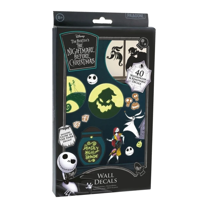 Paladone Disney The Nightmare Before Christmas - Wall Decals (PP11192NBC) EN,FR,DE,ES,IT,NL,PT Pack / Carton Box