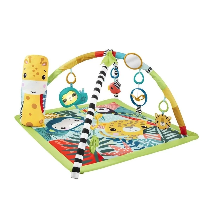 Γυμναστήριο Δραστηριοτήτων Fisher-Price 3 in 1 Rainforest Sensory Gym (HJW08)