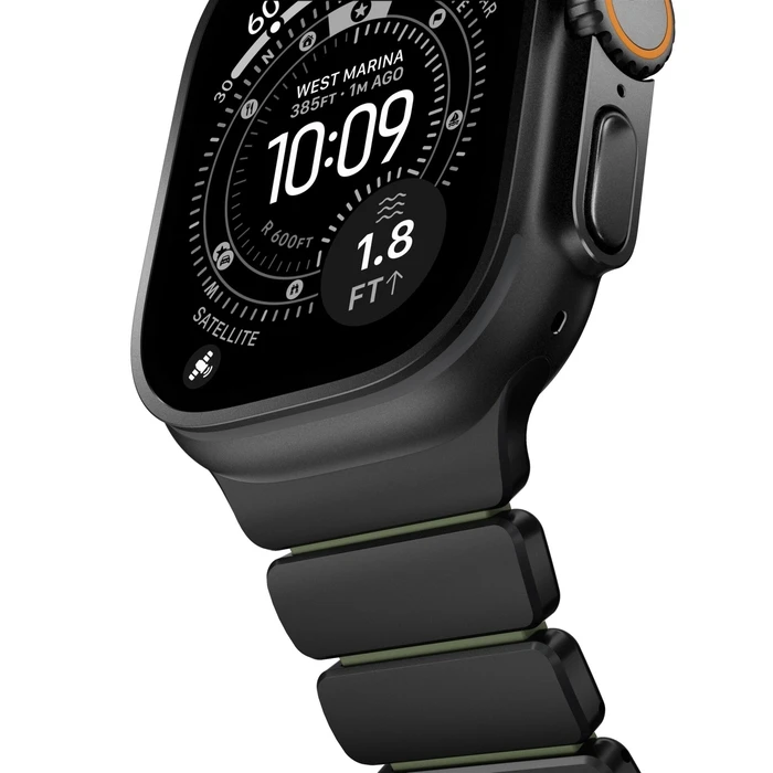 Λουράκι Nomad Stratos Titanium Black 49mm - Forest