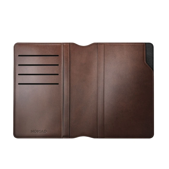 Nomad Δερμάτινο Πορτοφόλι Διαβατηρίου Horween - Rustic Brown