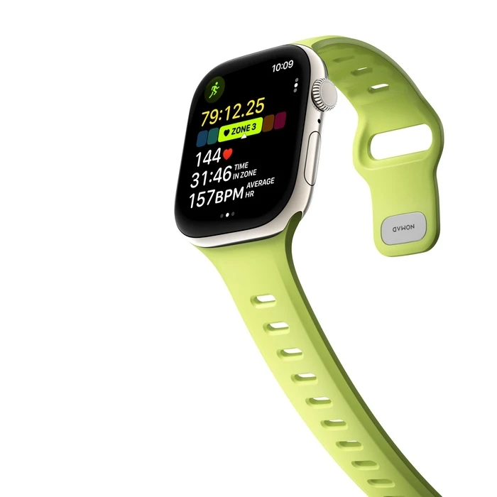 Nomad Tempo Band (Lime) - Apple Watch 46mm Band