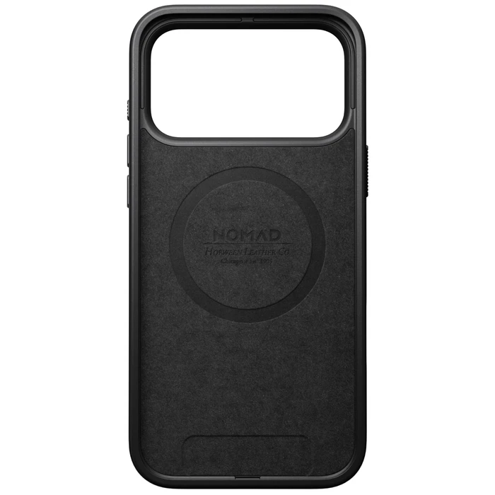 Nomad Modern Leather Case for iPhone 17 Pro Max - Black Horween