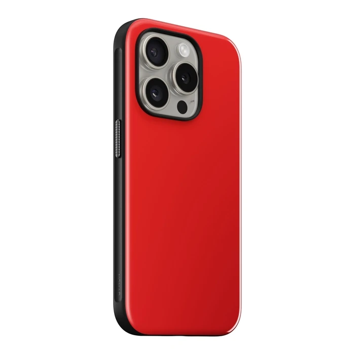 Nomad Sport Case για iPhone 15 Pro - Night Watch Red (MagSafe Συμβατό)