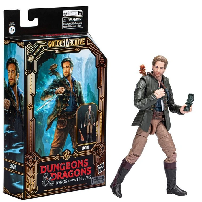 Hasbro Fans - Dungeons  Dragons Honor Among Thieves: Golden Archive Action Figure - Edgin (F4865)