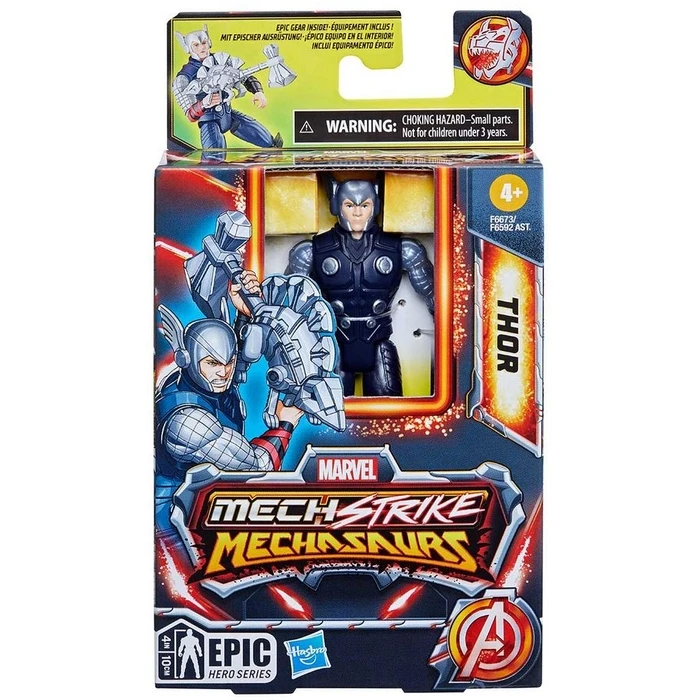 Hasbro Marvel Mech Strike: Mechasaurus - Thor (6) Action Figure (F6673)