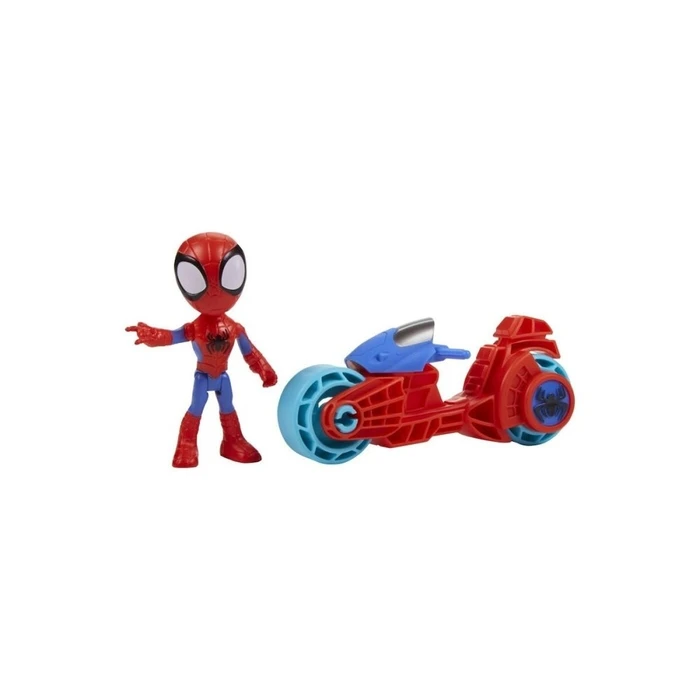 Hasbro Disney Junior Marvel: Spidey and his Amazing Friends - Spidey Motorcycle (F7459) EN,DE,FR,ES,PT Pack / Carton Window Box without Plastic Film