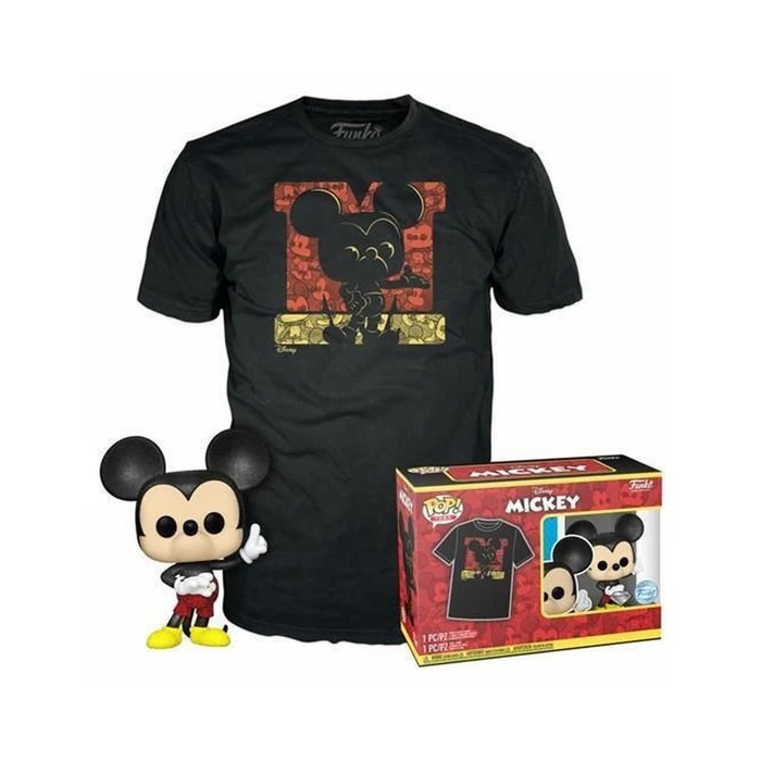 T-Shirt Funko Pop! (Adult): Disney Mickey (Diamond Collection) (Special Edition) Vinyl Figure & T-Shirt (S)