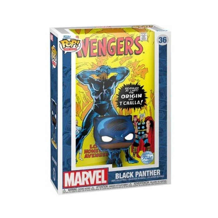 Φιγούρα Funko Pop! Comic Covers Marvel: The Avengers - Black Panther (Special Edition) #36