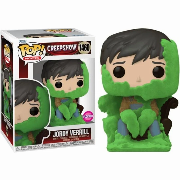 Funko Pop! Movies: Creepshow - Jordy Verrill (Flocked) #1460 Vinyl Figure EN,FR,ES,DE,IT,PT,NL,DK,SE,RU Pack / Carton Window Box with Plastic Film