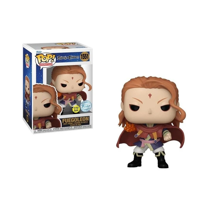 Funko Pop! Animation Black Clover Fuegoleon (Glows in the Dark) (Special Edition) #1555 Vinyl Figure
