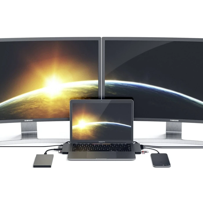 Satechi Type-C Pro Hub 4K HDMI (Space Gray) - ST-CMBPM