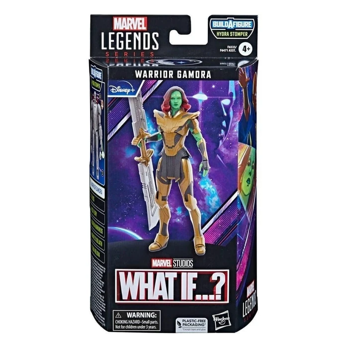 Hasbro Disney Marvel Legends Series: Build a Figure Hydra Stomper - What If...? Warrior Camora Action Figure (15cm) (F6533) EN,FR,DE,ES,PT,IT,NL,SE,DK,NO,FI,GR,PL,RU,BG,HR,LT,SK,ET,LV,AR Pack / Carton Box