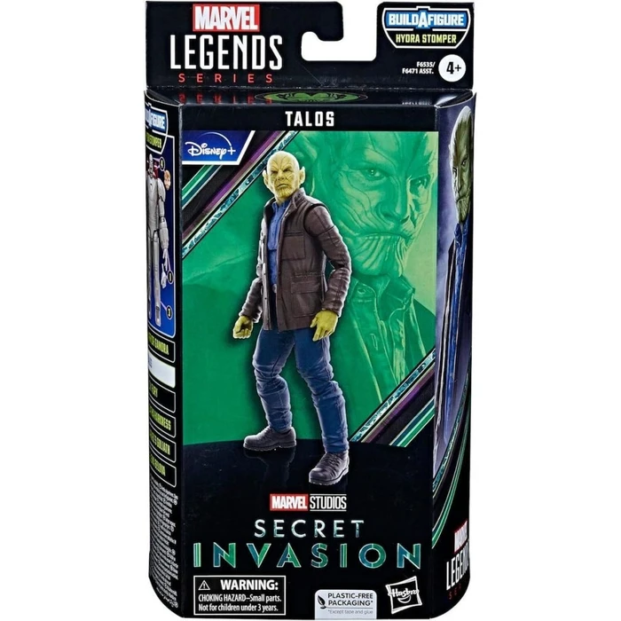 Hasbro Disney Marvel Legends Series: Build a Figure Hydra Stomper - Secret Invasion Talos Action Figure (15cm) (F6535) EN,FR,DE,ES,PT,IT,NL,SE,DK,NO,FI,GR,PL,RU,BG,HR,LT,SK,ET,LV,AR Pack / Carton Box