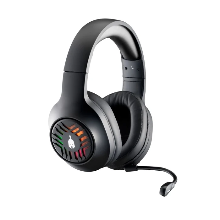 Gaming Headset Spartan Gear - Medusa Wireless (compatible with PC, playstation 4, playstation 5) (color: Black) 