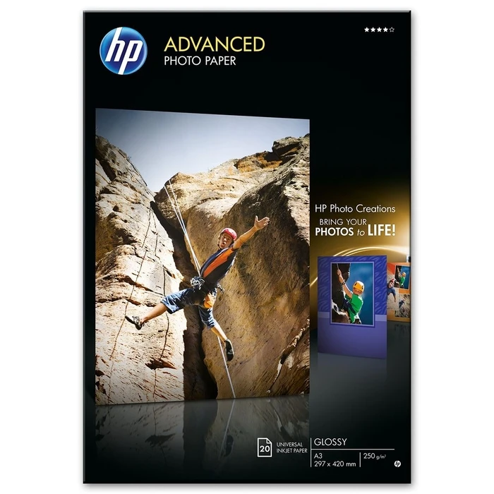 Πακέτο με Μελάνι και Φωτογραφικό Χαρτί HP Q8697A