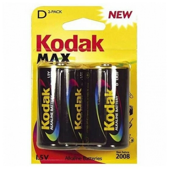 Kodak Max Αλκαλικές Μπαταρίες D 1.5V 2τμχ 440021