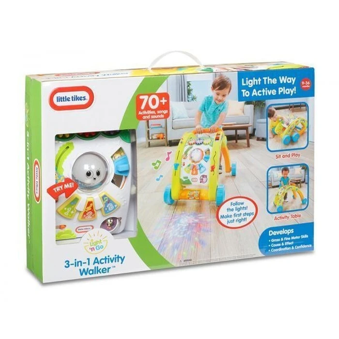 Περπατούρες  Στράτες Little Tikes: Learn  Play - 3-in-1 Activity Walker (640957P1X1G)
