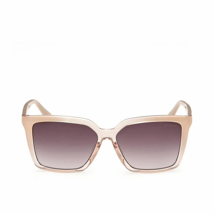 Guess Γυναικεία Γυαλιά Ηλίου με Μπεζ Κοκκάλινο Σκελετό και Καφέ Ντεγκραντέ Φακό GU00099 25F