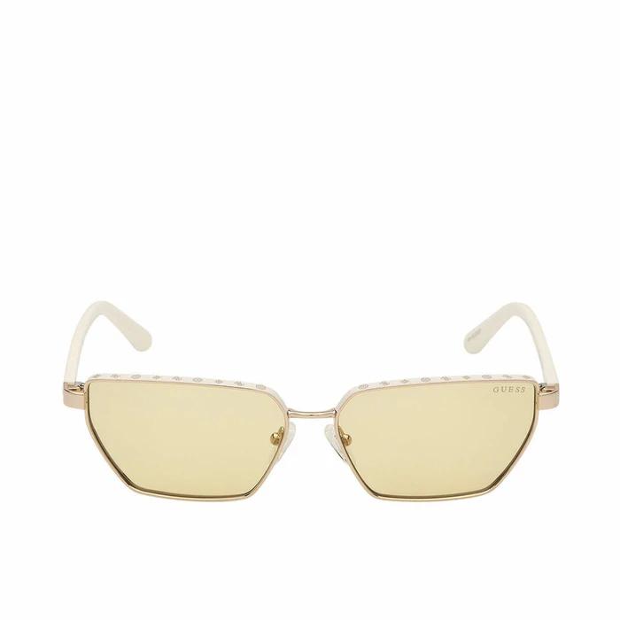 Guess Γυναικεία Γυαλιά Ηλίου με Χρυσό Μεταλλικό Σκελετό και Χρυσό Φακό GU00106 21E