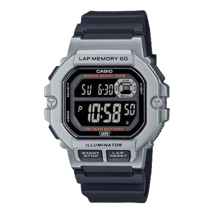 Ανδρικό Ρολόι Casio ILLUMINATOR Μαύρο (? 44,5 mm)