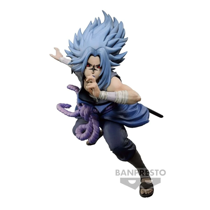 Banpresto Colosseum: Naruto Shippuden 20th Anniversary - Sasuke Uchiha Figure (11cm) (88515) EN,FR,ES,DE,NL,IT,PT,PL,AR Pack / Carton Box