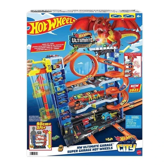 Mattel Hot Wheels: HW Ultimate Garage (HKX48) EN,FR,DE,IT,NL,ES,PT,SE,FI,DK,NO,BG,PL,CZ,SL,HU,RO,GR,TR,RU,AR Pack / Carton Box