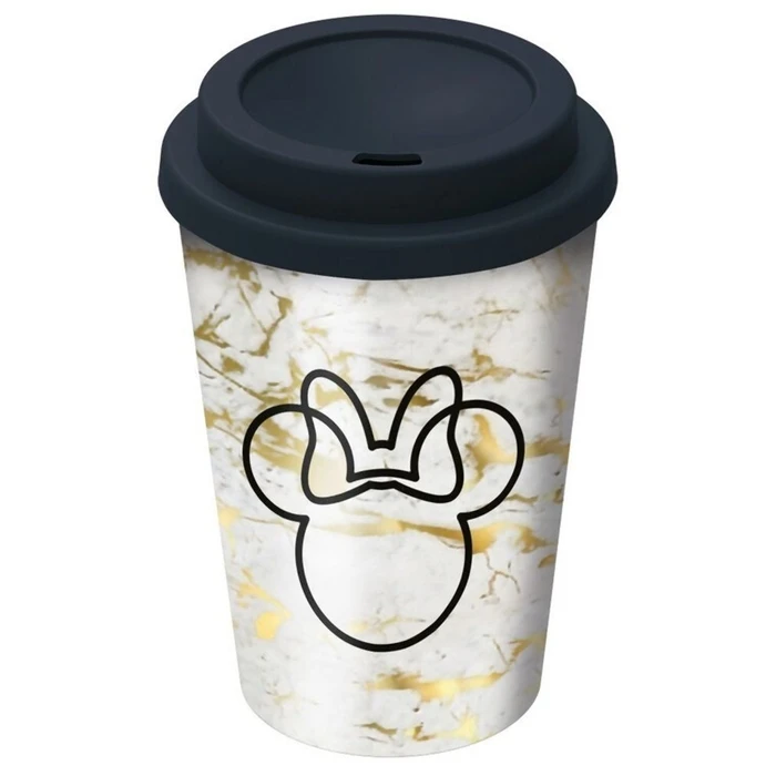 Θερμός Stor Disney: Minnie Mouse Small Plastic Double-Walled Coffee Tumbler (390ml) (01048)
