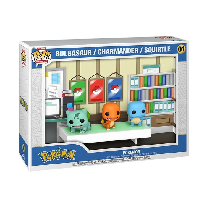 Funko Pop Deluxe Moment Pok?mon Starters Bulbasaur Charmander Squirtle Vinyl Figure