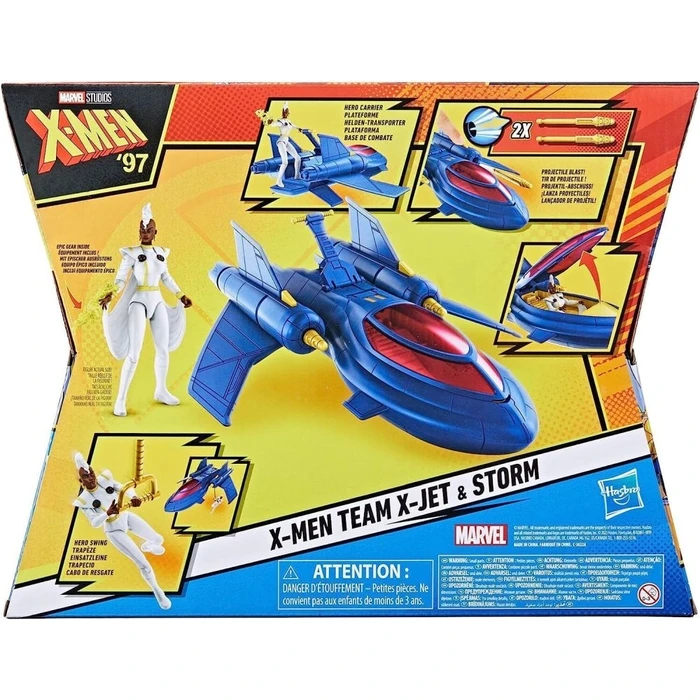 Hasbro Marvel Studios X-Men 97: Epic Hero Series - X-Men Team X-Jet Storm (F7974) EN,DE,FR,ES,PT Pack / Carton Box