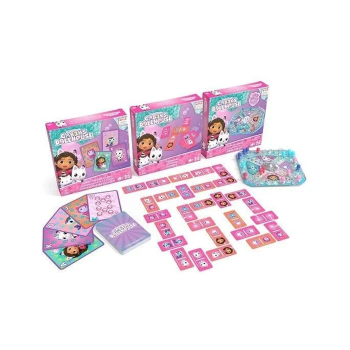 Επιτραπεζιο Spin Master Gabbys Dollhouse: 3Pack Games Bundle  (6066779)