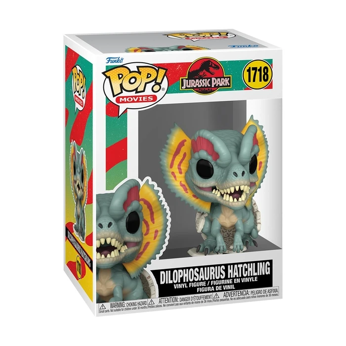 Funko Pop Movies Jurassic Park Dilophosaurus Hatchling 1718 Vinyl Figure