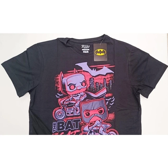 T-Shirt Funko Pop!  Batman The Bat & The Cat (L)