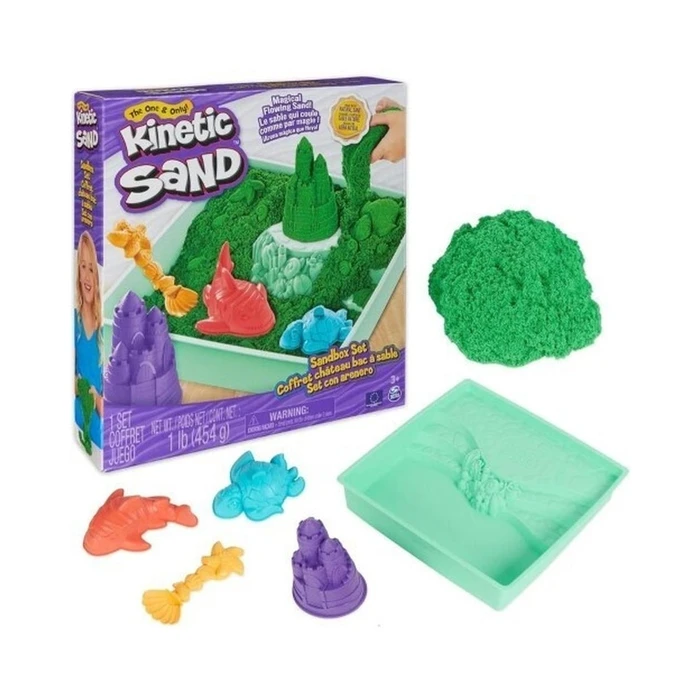 Spin Master Kinetic Sand Sandbox Set Μπλε