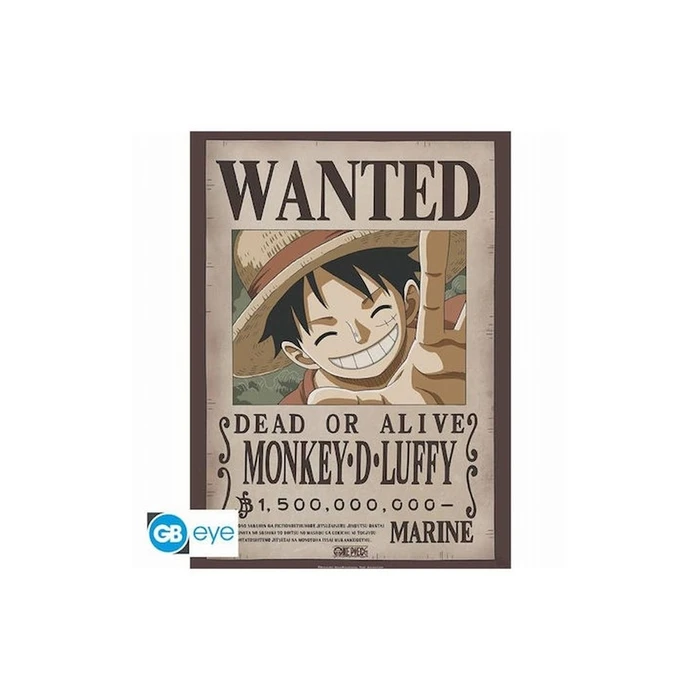Αφίσα Abysse One Piece - Wanted Luffy Poster Chibi (52x38cm) (GBYDCO225)