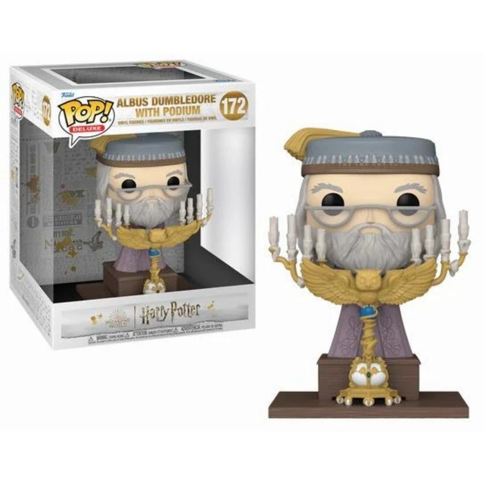 Φιγούρα Funko Pop! Deluxe: Harry Potter Prisoner of Azkaban - Albus Dumbledore with Podium #172 Vinyl