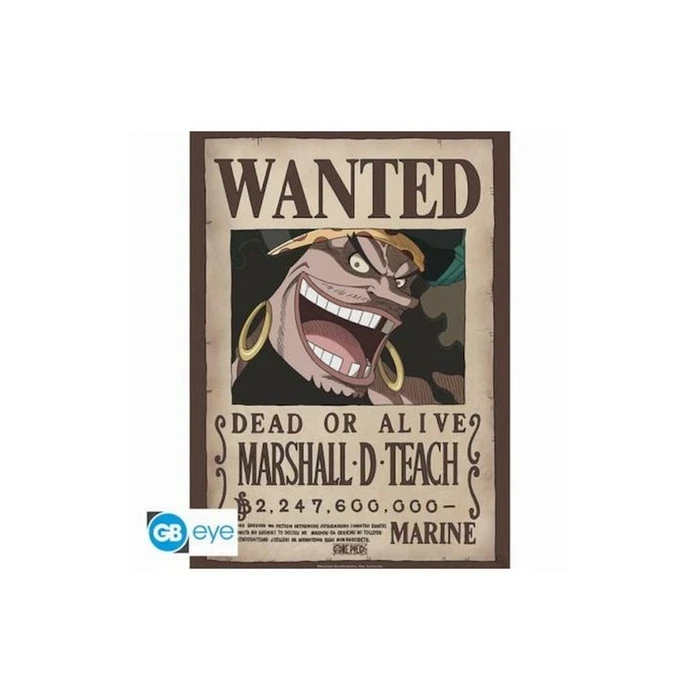 Abysse One Piece - Wanted Blackbeard Poster Chibi (52x38cm) (GBYDCO267)