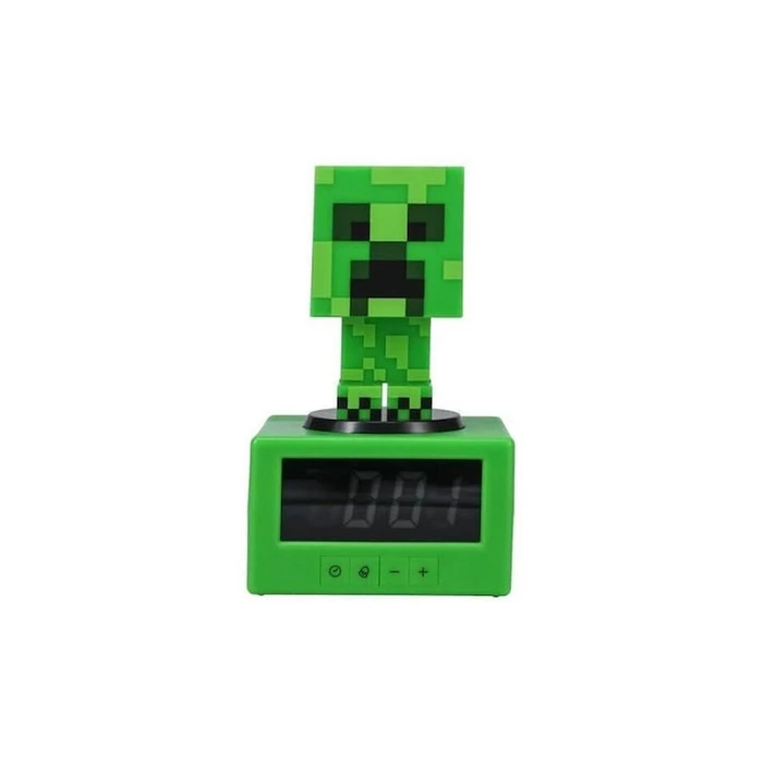 Paladone Minecraft: Creeper Icon Alarm Clock (PP11369MCF) EN,FR,DE,ES,IT,NL,PT Pack / Carton Box