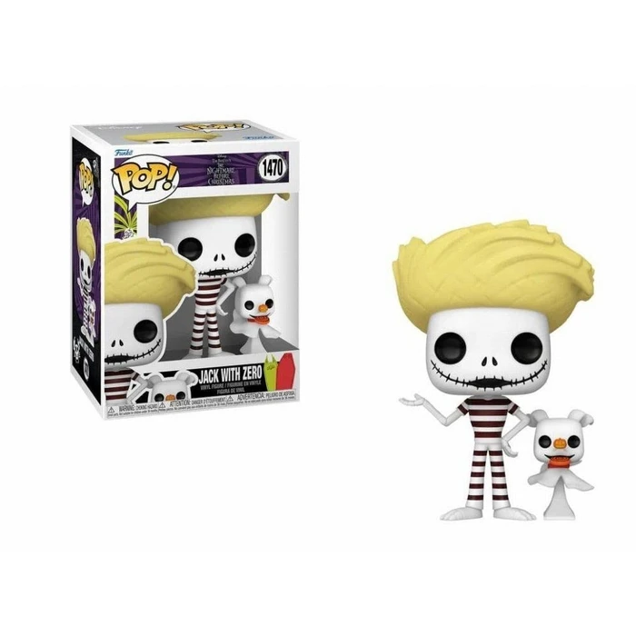 Φιγούρα Funko Pop! Disney: The Nightmare Before Christmas - Jack with Zero (Beach) #1470 Vinyl