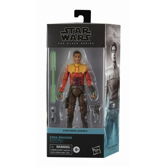Hasbro Fans Disney Star Wars The Black Series: Ahsoka - Ezra Bridger (Lothal) Action Figure (F7029) EN,DE,FR,ES,PT Pack / Carton Window Box with Plastic Film