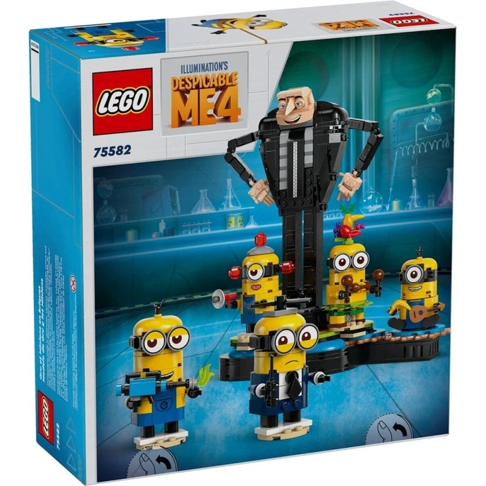 LEGO Despicable Me: 4 Brick-Built Gru and Minions (75582)