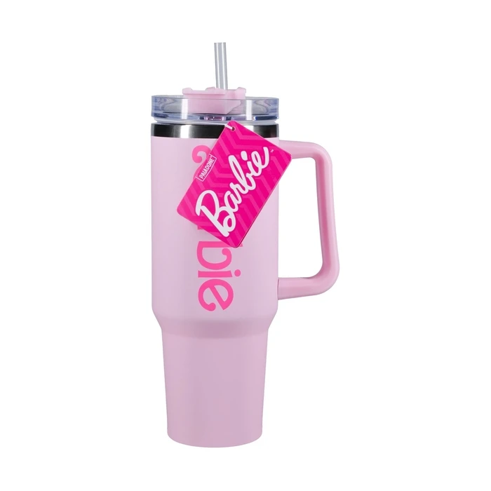 Παγούρι Paladone Barbie XL Multiway Travel Mug with Straw (1200ml)