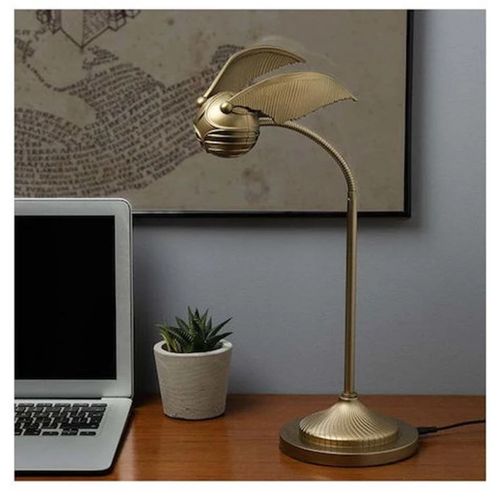 Διακοσμητικό Φωτιστικό Paladone: Harry Potter - Golden Snitch Posable Desk Lamp (PP12796HP)