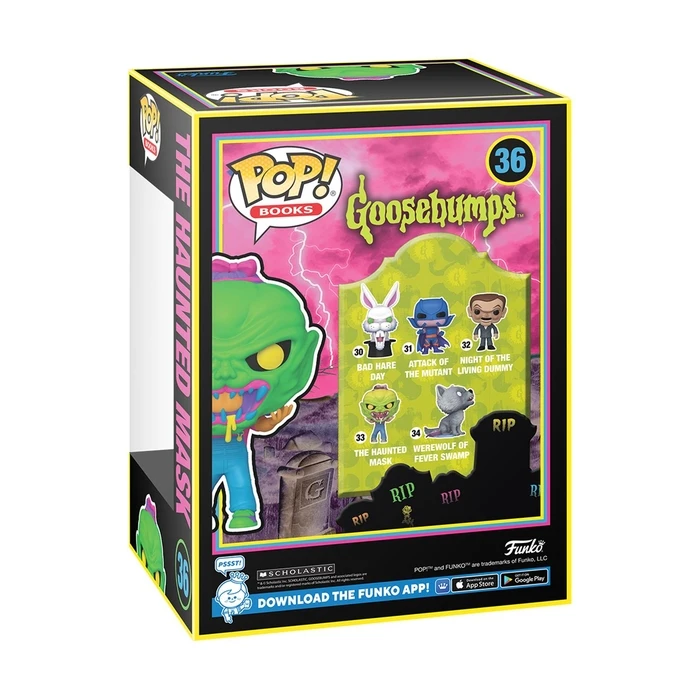Φιγούρα Funko Pop! Books: Goosebumps - The Haunted Mask​ (Blacklight)