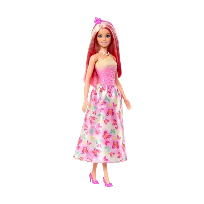 Barbie Fashion Doll Blonde Pink Hair HRR08 Mattel