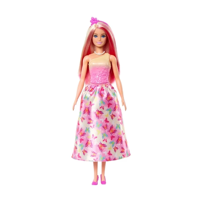 Mattel Barbie Κούκλα Blonde Pink Hair HRR08