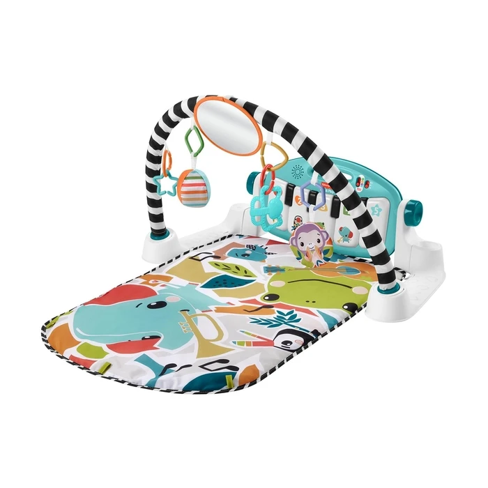 Παιχνίδι Fisher-Price: Εκπαιδευτικό Πάπλωμα Γυμναστήριο - Moυσικό Πιανάκι (HWY55)